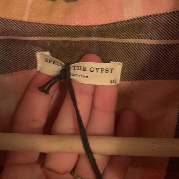 Spell Maverick flannel Apricot NWT XXS - Picture 5 of 8